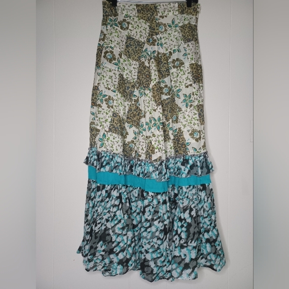 RAGA Multicolor Floral Maxi Skirt - Picture 1 of 13